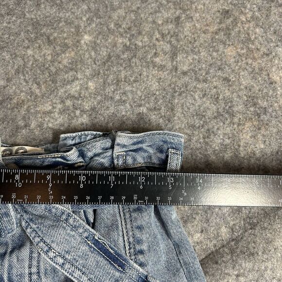 Free People We The Free Denim Skirt Womens 28 East Of Eden Light Wash Button Fly - Picture 7 of 7